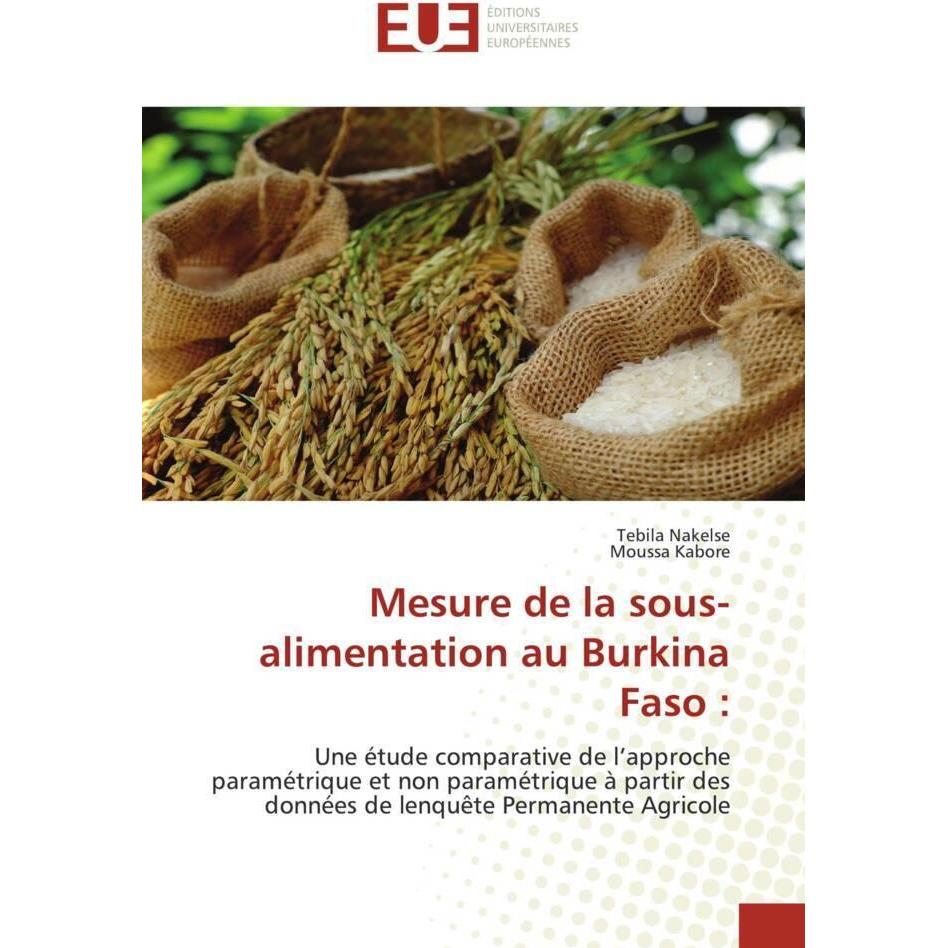 Mesure de la sous-alimentation au Burkina Faso :, Fachbücher von Tebila Nakelse, Moussa Kabore