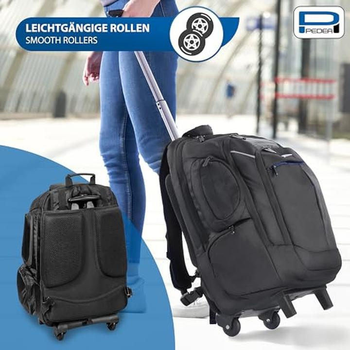 Actual product image Pedea Backpack Trolley "Premium" 17.3", black (17.30")