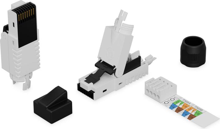 Actual product image Digitus CAT 6A connector for field mounting unshielded AWG 27/7 to 22/1 solid and stranded wire