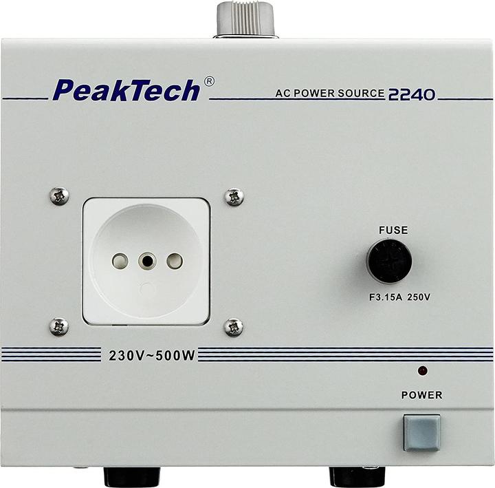 Actual product image Peaktech P 2240 Isolating transformer