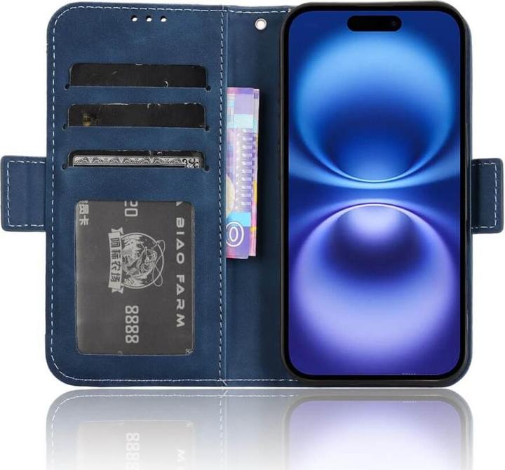 Image du produit Cover-Discount iPhone 16 - Étui avec de nombreuses poches pour cartes (Apple iPhone 16)