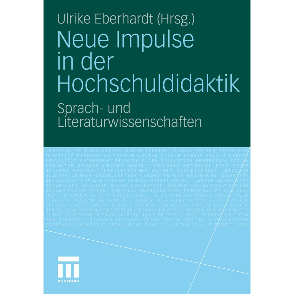 Neue Impulse in der Hochschuldidaktik, Fachbücher von Ulrike Eberhardt