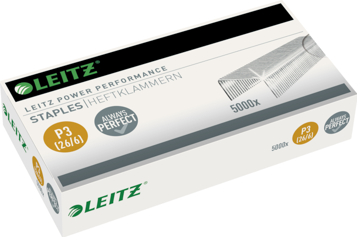 Actual product image Leitz Staples (5000 x)