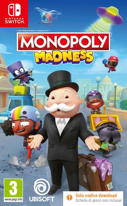 Actual product image Ubisoft Monopoly Madness (Code in Box) (Switch, Switch Lite, Switch OLED, Multilingual)