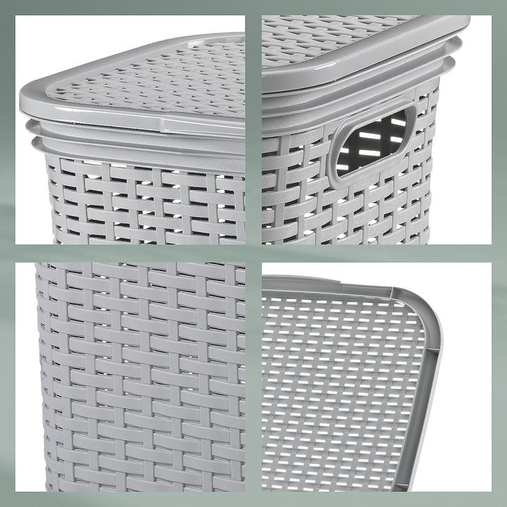 Produktbild Kela Wäschebox Brasilia dunkelgrau (60 l)