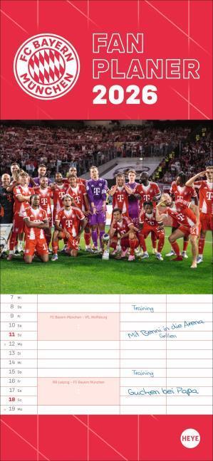 Produktbild FCBayernMünchenFanplaner2026