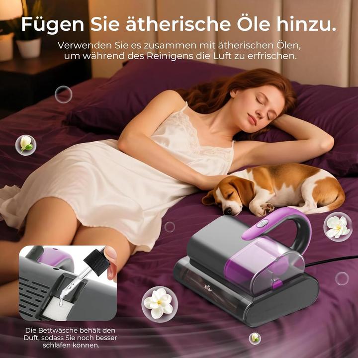 Produktbild Bear Rock Milbensauger mit UV-C Licht und 15kpa Saugkraft