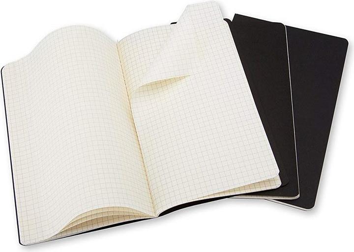 Actual product image Moleskine Cahier Pocket Set of 3 (A6, Checked, Soft cover)