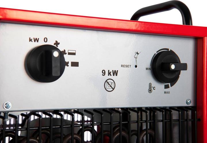 Produktbild Grafner Elektroheizer Heizlüfter Bauheizer 9 kW Heizstrahler EH10937 (9000 W)