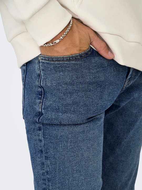 Produktbild Only & Sons ONSLOOM Niedrige Taille Slim Fit Jeans Slim Fit Jeans (W34/L32)