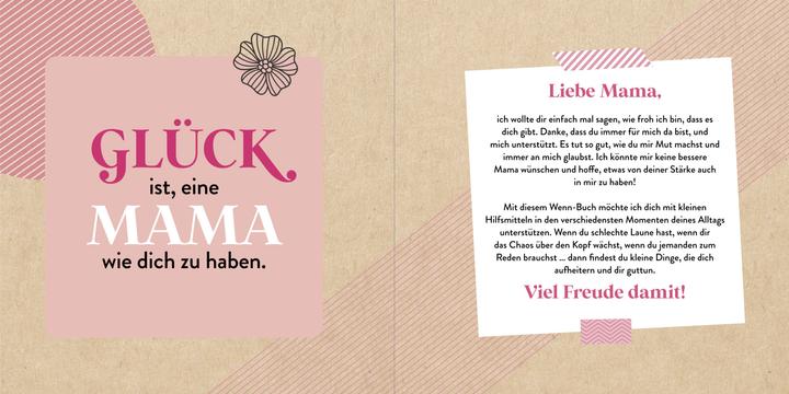 Produktbild Wenn-Buch für die beste Mama der Welt (Deutsch, Groh, 2024)