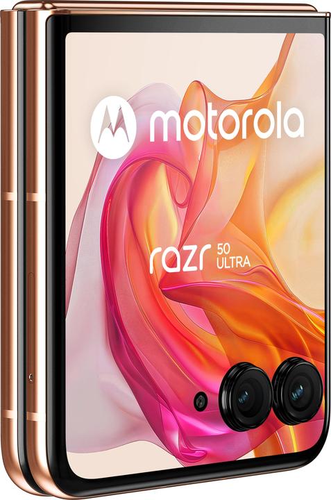 Produktbild Motorola Razr 50 Ultra (512 GB, Peach Fuzz, 6.90", SIM + eSIM, 5G)