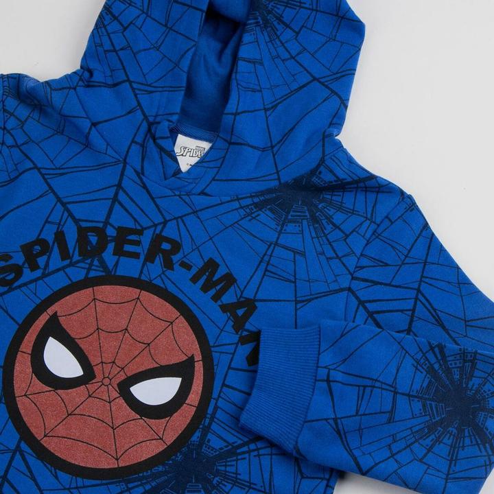 Produktbild Spiderman Spider-Man Jungen Sweater Mit Kapuze Blau (128)