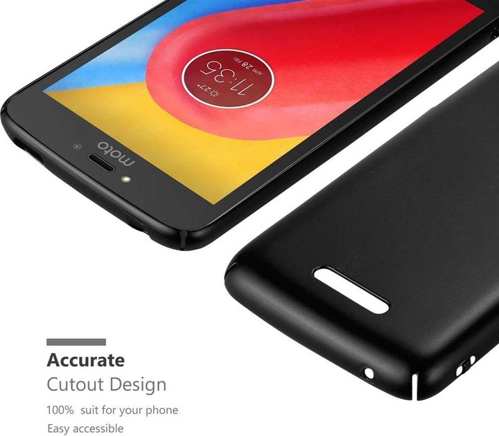 Produktbild Cadorabo Hard Cover Matt Metall Cover (Motorola Moto C Plus)