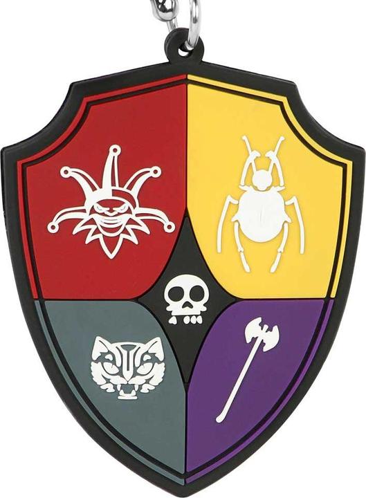 Actual product image Karactermania MERCREDI - Ecusson Icones - Porte-clés en Caoutchou