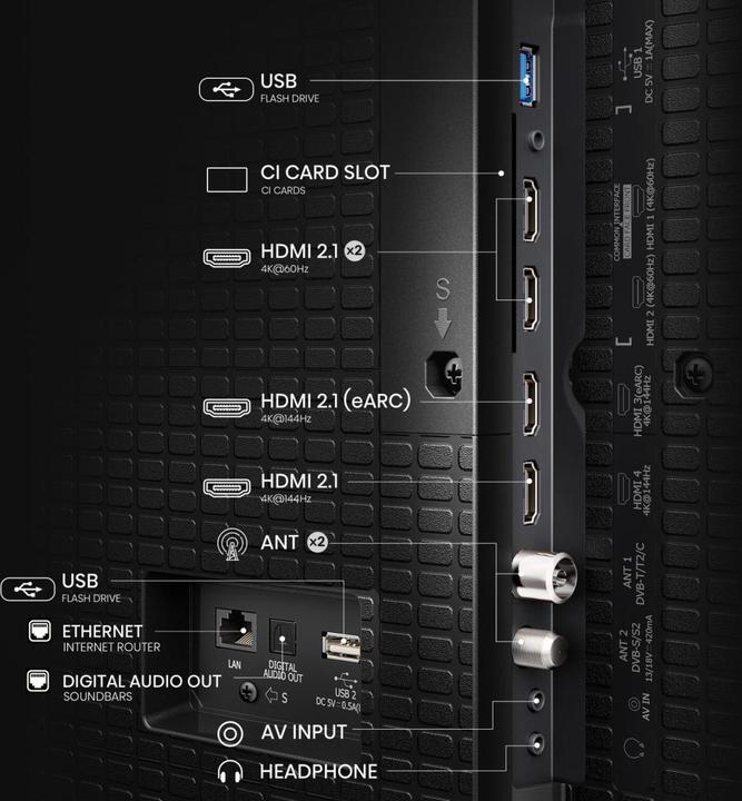 Actual product image Hisense 100E7Q PRO (100", QLED, 4K, 2025)
