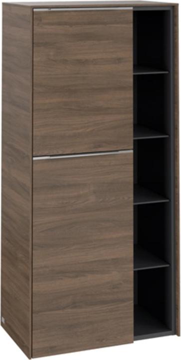 Villeroy & Boch Subway 3.0, armoire centrale, 2 portes stop (charnière) gauche, C59801