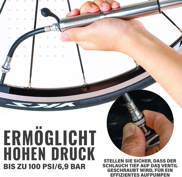 Produktbild Pro Bike Tool Mini Fahrradpumpe fuer Presta Titan