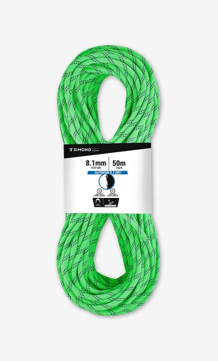 Produktbild Simond Kletterseil Halbseil 8.1 Dry Polyamid