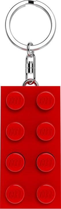 Produktbild Euromic LEGO Taschenlampe 2x4 Stein rot Schlüsselanhänger