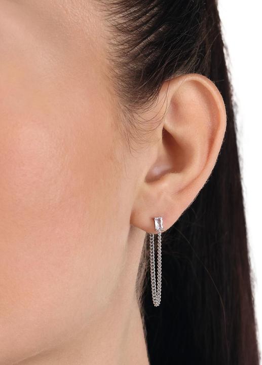 Image du produit Amor Boucles d'oreilles pour femmes, argent 925 sterling, zirconium synth. (Argent 925)