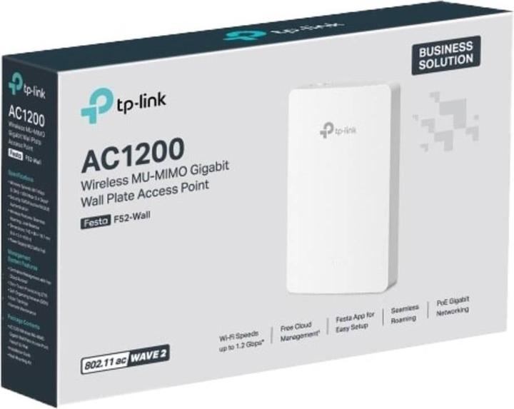 Actual product image TP-Link Festa F52-Wall AC1200 MU-MIMO GIG wall-mounted AP (867 Mbit/s)