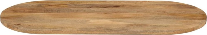 Actual product image VidaXL Table top wooden top solid wood top 80x40x3,8cm oval solid wood mango