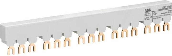 Produktbild ABB PS1-5-0-65 3-Phasen-Sammelschiene für 5 MS116 / MS132, Ie=65A 1SAM201906R1105