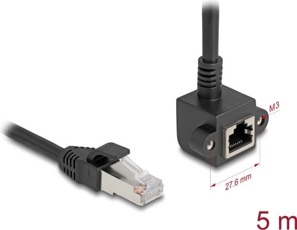 Produktbild Delock Netzwerk Verlängerungskabel RJ45 Stecker zu RJ45 Buch (F/UTP, CAT6, 5 m)