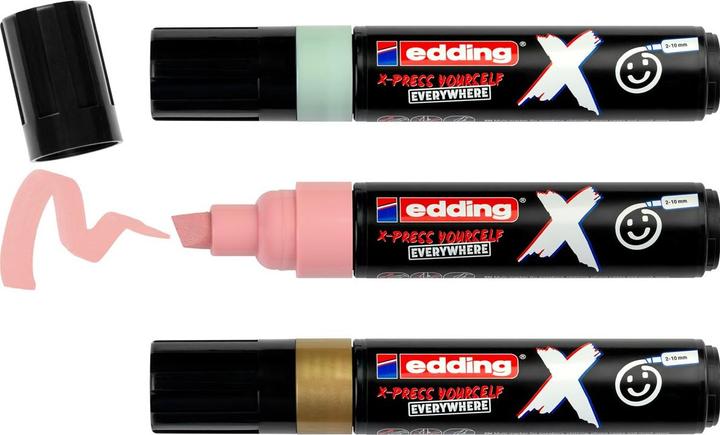 Produktbild Edding 6900 X Multimarker 3er-Set (Pastel Colors, 10 mm, 3 x)