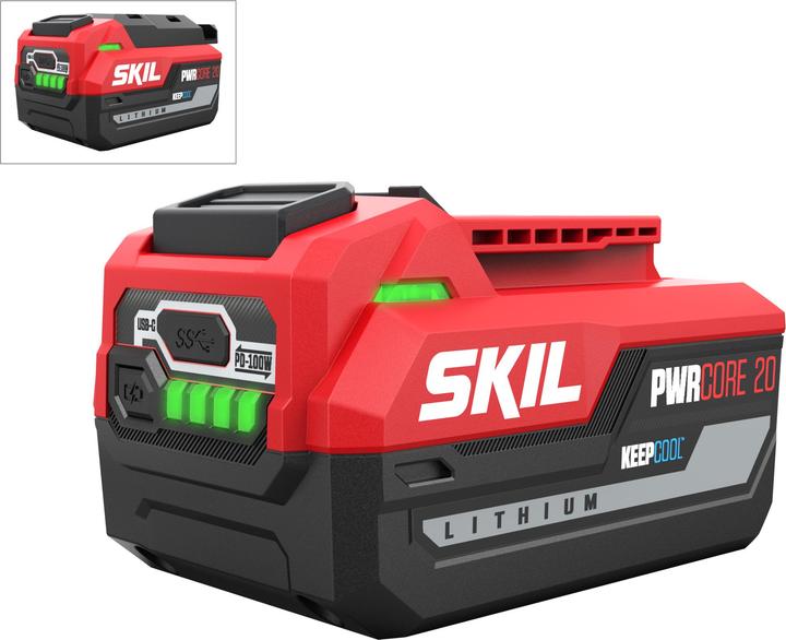 Produktbild Skil BR1E3144AA 20V 4.0Ah Keep Cool Akku mit USB-C 2-seitig PWRCORE 20 (20 V)