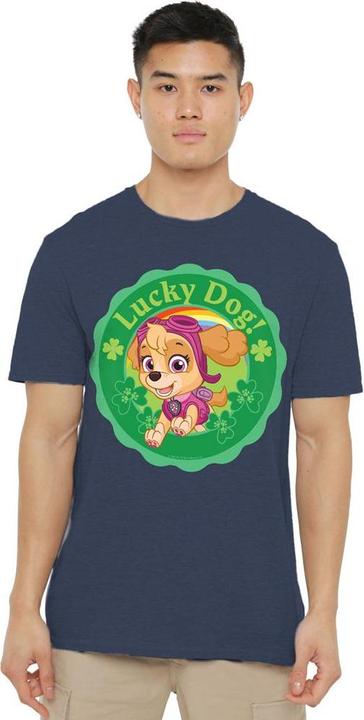 Actual product image Paw Patrol Unisex Adult Lucky Dog St Patricks Day T-Shirt (S)