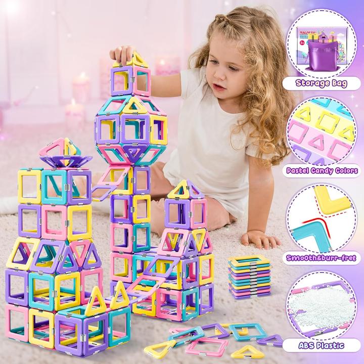 Image du produit Cooljoy 40-teiliges magnetische Bausteine