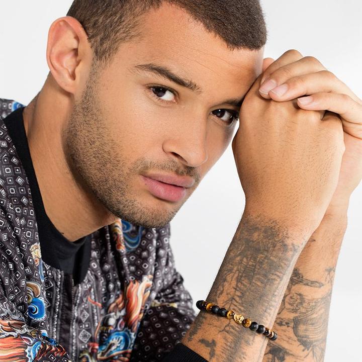 Produktbild Thomas Sabo Armband Braun Totenkopf (17 cm, Silber)