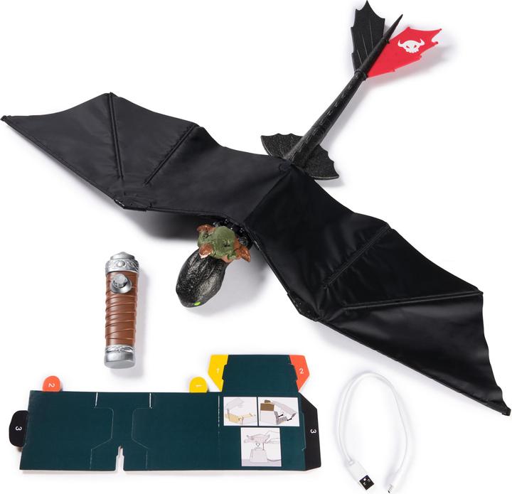 Actual product image DRAGONS Movie RC Real Flying Toothless
