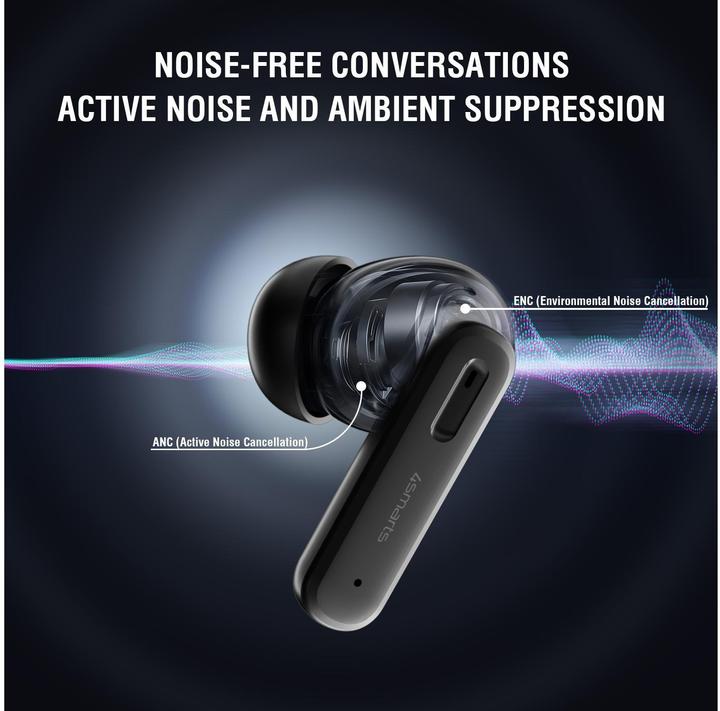 Produktbild 4smarts TWS Bluetooth Kopfhörer (ANC, 5 h, Kabellos)