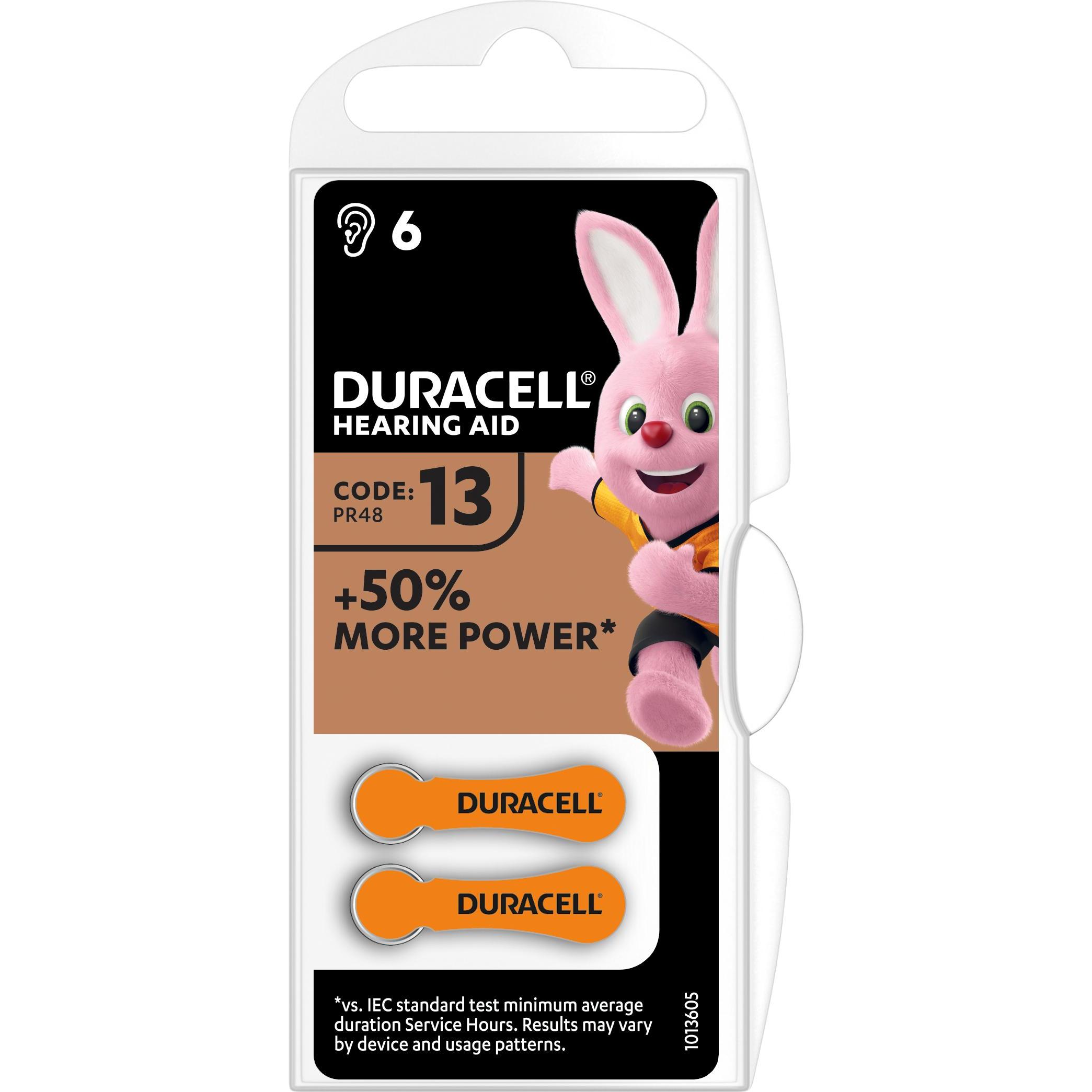 Duracell Electronics Easy Tab (6 Stk., A13, 290 mAh), Batterien + Akkus