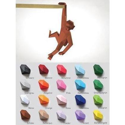 Liebesreh ÄFFCHEN WEINROT - Bastelset Äffchen weinrot (ÄFFCHEN_WEINROT)