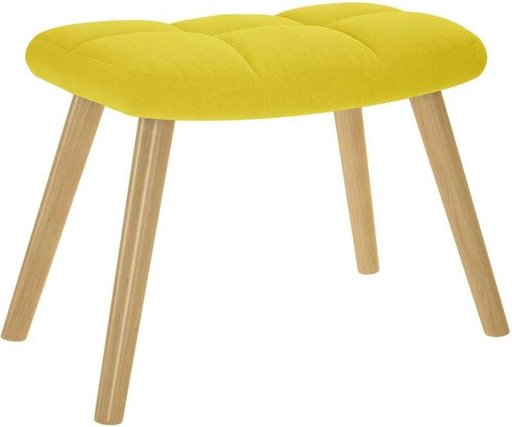 Actual product image vidaXL Schaukelstuhl mit Fusshocker