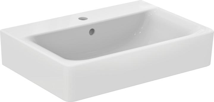Actual product image Ideal Standard Connect Cube Wash basin 650mm E7729, 1 tap hole (460 mm, 650 mm)