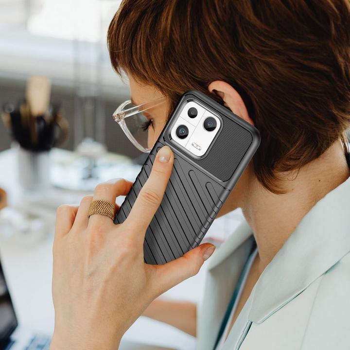 Immagine prodotto Hurtel Thunder Case cover per Xiaomi 13 Custodia in silicone armato nero (Xiaomi 13)