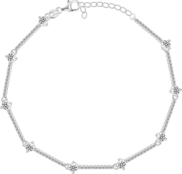 Immagine prodotto Brilio Argento - Incantevole bracciale in argento con zirconi BRC72W