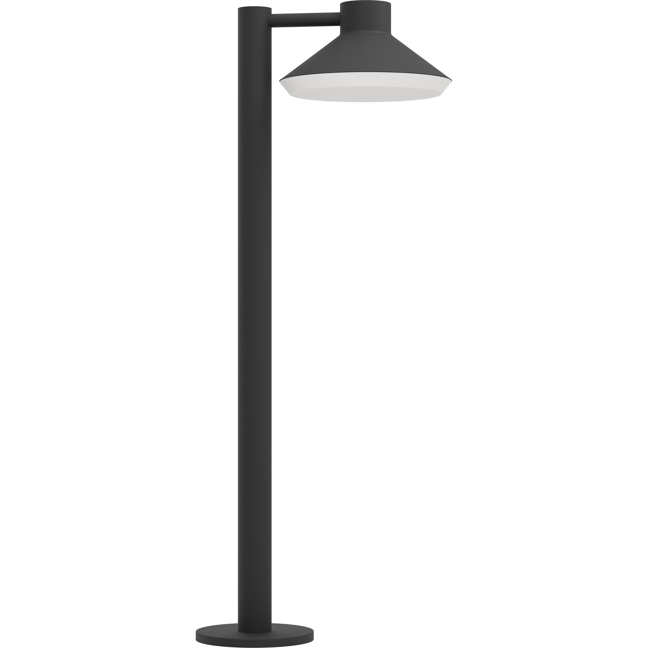 EGLO, Gartenbeleuchtung, 900689 NINNARELLA LED Aussen-Stehleuchte 4,6W 250x205mm Schwarz Weiss IP44 (400 lm, GU10, IP44)