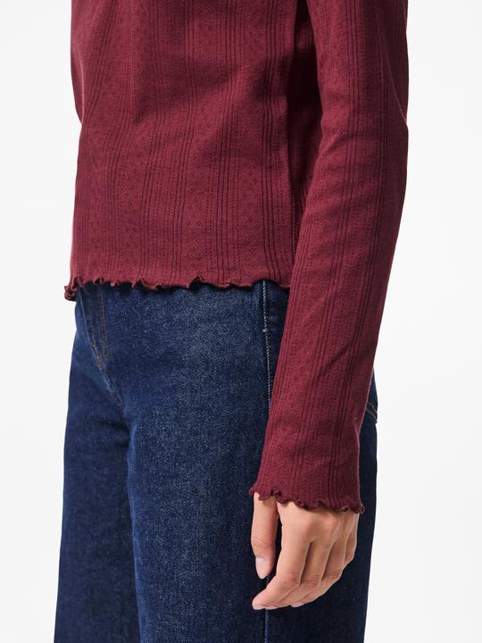 Produktbild Pieces Pcmarie Ls O-Neck Poin Top Jrs Noos Bc (XXL)