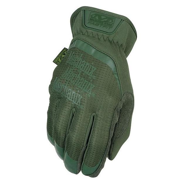 Mechanix Wear, Beschermende Handschoenen, Handschoenen Mechanix FastFit Olive Drab, Groen Maat L. Geribde Manchet, Synthetisch Leer, TrekDry (L)