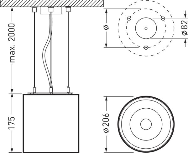 Image du produit Trilux Downlight à LED (2000 lm)