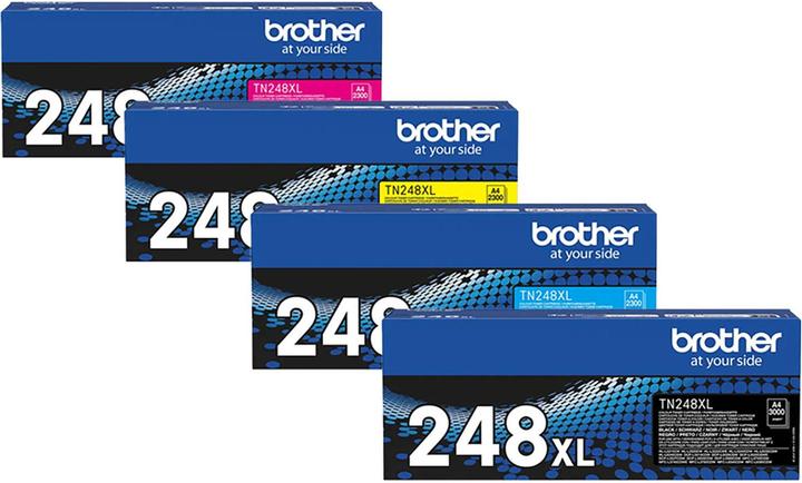 Actual product image Brother TN-248XL Set (M, C, Y, FC)