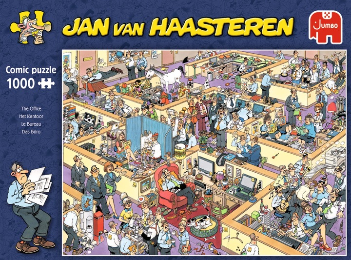 Actual product image Jumbo Jan Van Haasteren - The Office (1000 pieces) (1000 pieces)