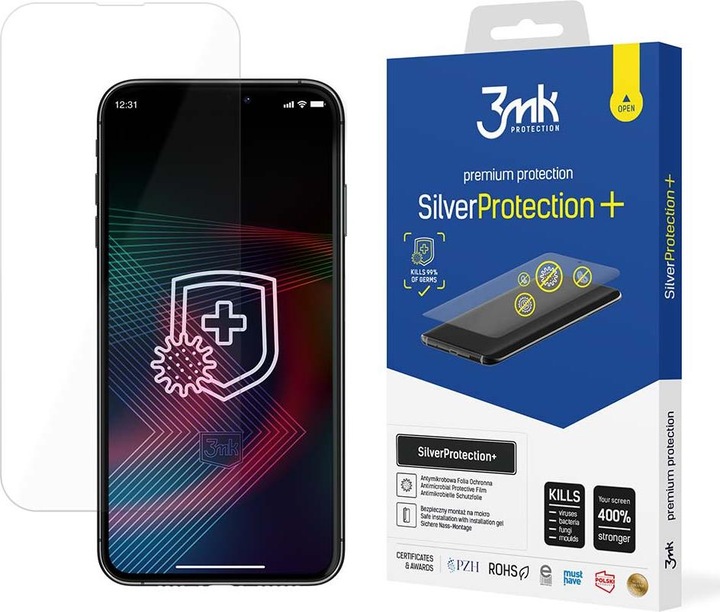Actual product image 3MK Apple iPhone 14 Plus / 14 Pro Max - SilverProtection + (1 Piece, Apple iPhone 14 Pro Max, Apple iPhone 14 Plus)