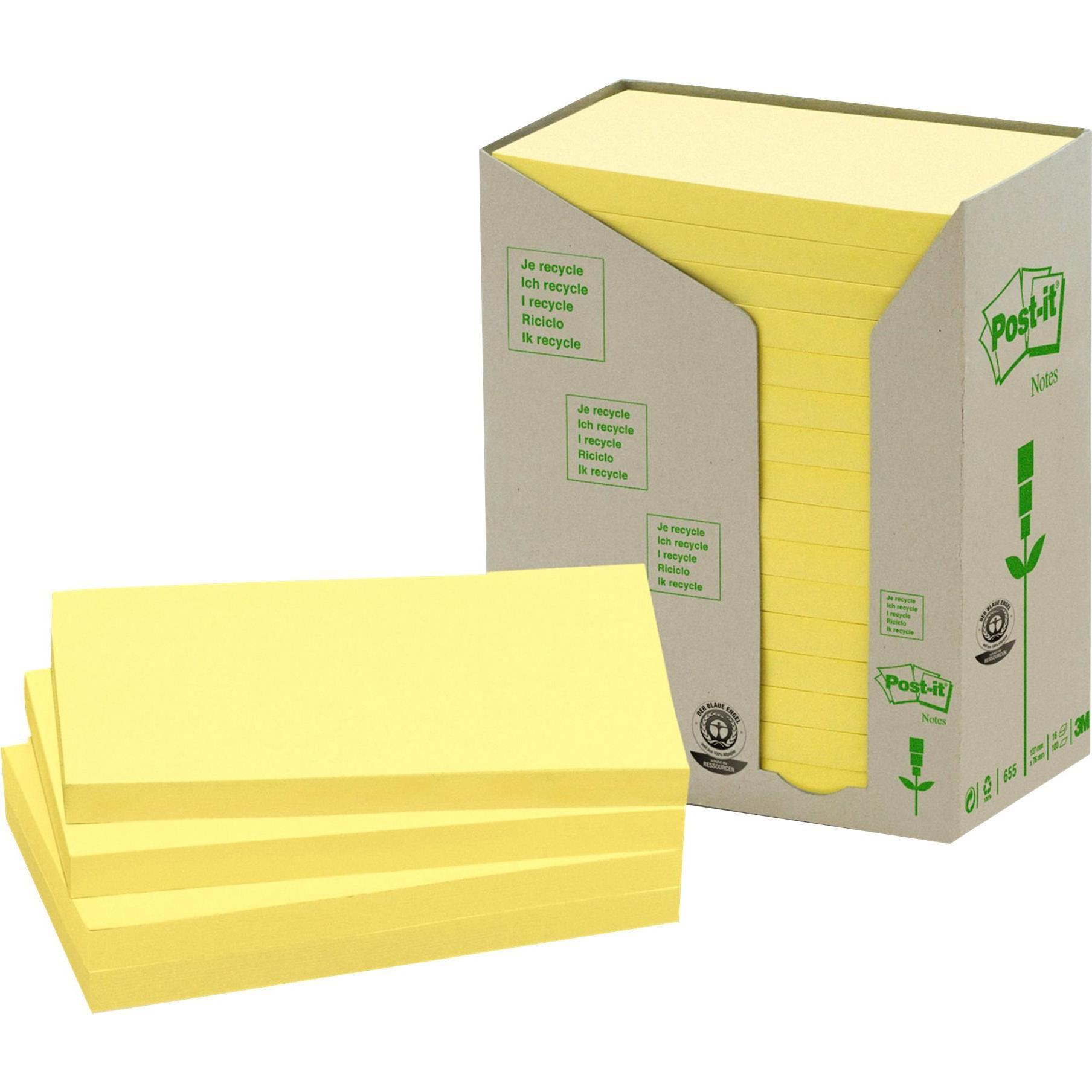 Post-it Recycling (76 x 127 mm) (655-1T)